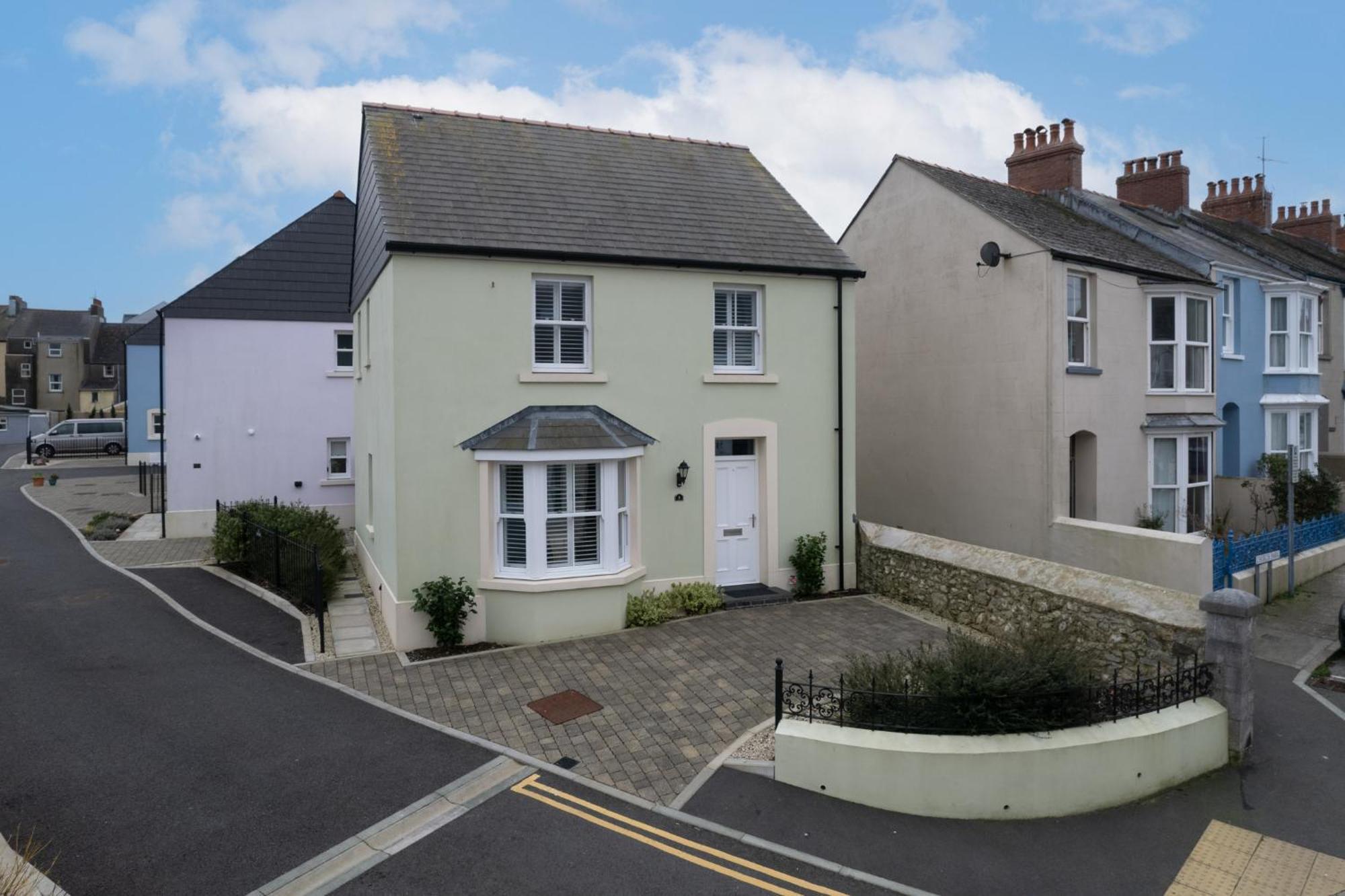 Cottage Mews - Seaside Cottage Parking Terrace Tenby Kültér fotó